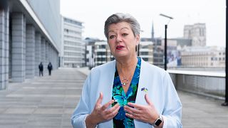 Ylva Johansson, az EU belügyi biztosa 