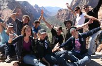Green Tortoise has been taking travellers on adventure road trips since the '70s | Angel's Landing in Zion National Park.