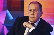 Russian Foreign Minister Sergey Lavrov at the G20 in New Delhi, India, 3 March 2023