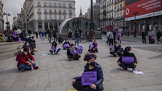 Demonstration gegen Gewalt gegen Frauen