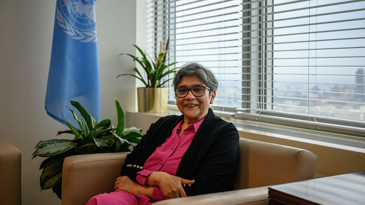 صورة أرشيفية الممثلة السامية للأمم المتحدة لأقل البلدان نمواً، رباب فاطمة في مقر الأمم المتحدة بنيويورك، 9 فبراير 2023