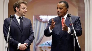 Congo : Emmanuel Macron rencontre Denis Sassou Nguesso à Brazzaville