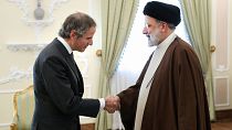 دیدار رافائل گروسی با ابراهیم رئیسی در تهران
