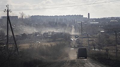 الدمار في مدينة باخموت الأوكرانية