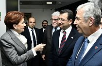 İmamoğlu ve Yavaş, Akşener ile İYİ Parti genel merkezinde görüştü