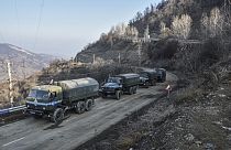 Karabağ'da görev yapan Rus barış gücü (arşiv)