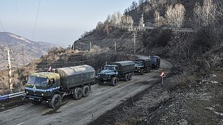 Karabağ'da görev yapan Rus barış gücü (arşiv)