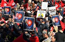تونسيون يتحدون حظر الاحتجاجا 05/03/2023