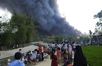 El incendio en Bangladés