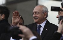 Kemal Kilicdaroglu, the leader of the Republican People's Party, arrives for a meeting  in Ankara, Turkey, 6 March 2023