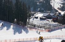 Bukovel, la mayor estación de esquí del oeste de Ucrania, cuenta con 75 kilómetros de pistas.