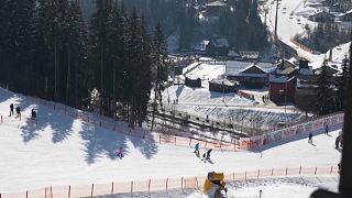 Bukovel, la mayor estación de esquí del oeste de Ucrania, cuenta con 75 kilómetros de pistas. 