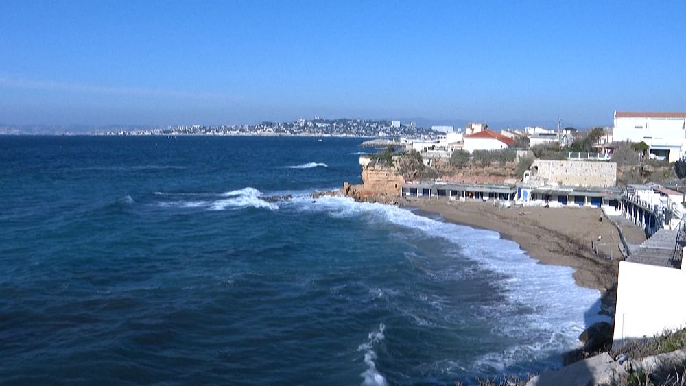 Rising sea levels threaten Marseille’s beach hut community
