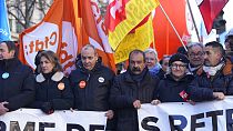 Fransa'da işçilerin protestosu