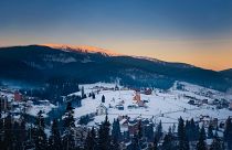 Bukovel is the largest ski resort in the country with 75 kilometres of pistes and 17 lifts.