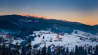 Bukovel is the largest ski resort in the country with 75 kilometres of pistes and 17 lifts.