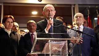 Millet İttifakı Cumhurbaşkanı Kılıçdaroğlu Saadet Partisi önünde