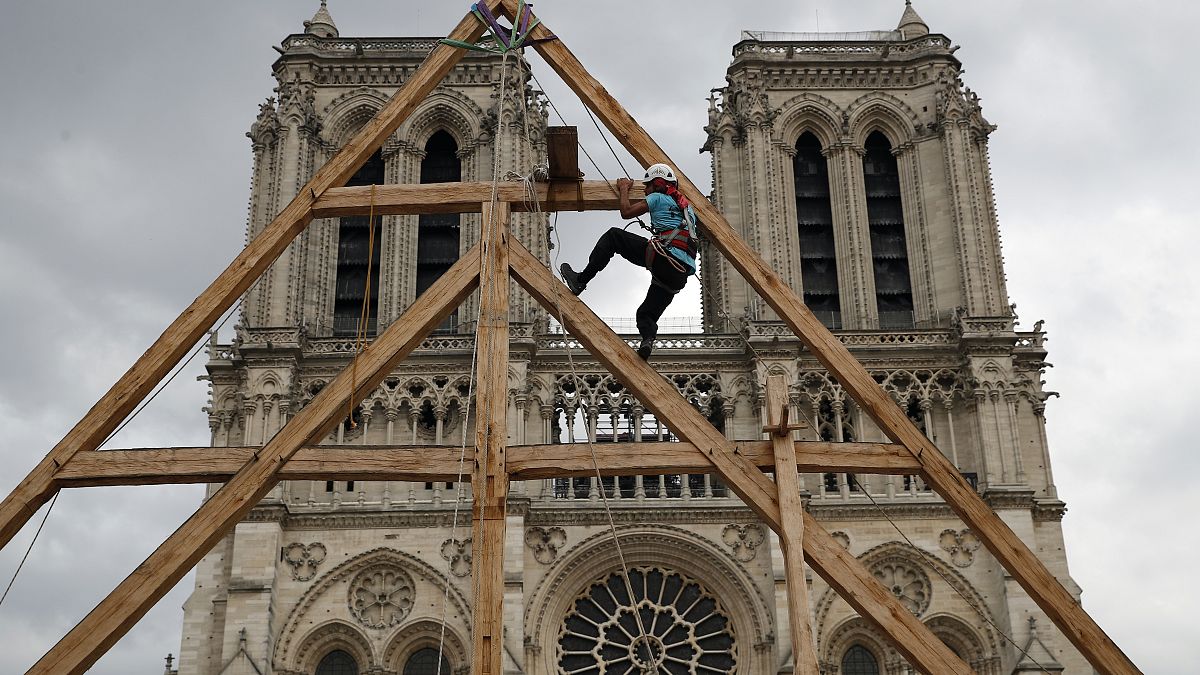 The restoration of Notre Dame began in 2022 after a two year process to secure the structure.