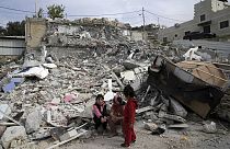 صورة لمنزل عائلة فلسطينية من القدس هدمته قوات الجيش الإسرائيلي في 29 يناير / كانون الثاني 2023