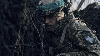 عسكري أوكراني في بخموت 