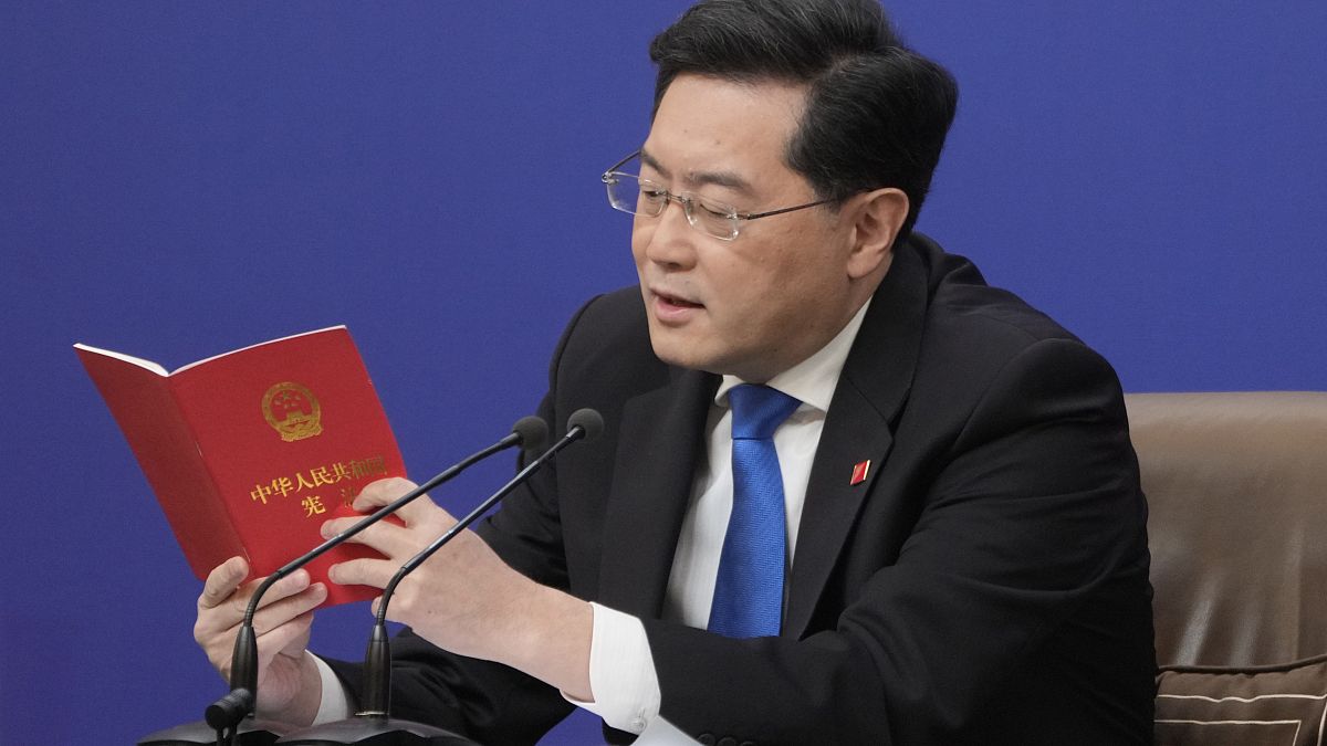 Le ministre chinois des Affaires étrangères, Qin Gang