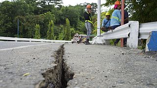 Ρήγμα από σεισμό στις Φιλιππίνες (φώτο αρχείου)