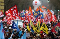 Fransa'da emeklilik reformu protestosu