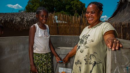 A clean water tap has transformed the lives of women in this Madagascan community.