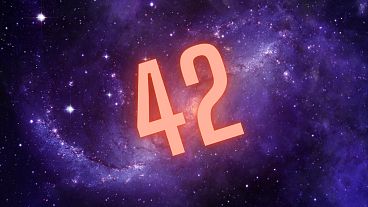 42, the number forever associated with The Hitchhiker's Guide to the Galaxy