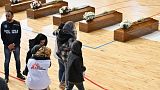 Göçmen teknesinde hayatını kaybedenler için tören yapıldı