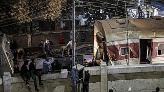 At least 4 dead, 20 injured in devastating train accident in Egypt