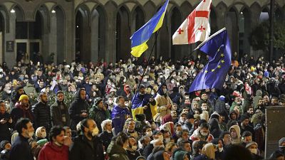 Schwere Proteste in Tiflis 