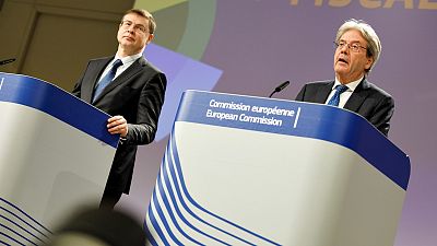 European Commission Vice-President Valdis Dombrovskis and European Commissioner Paolo Gentiloni presented the fiscal guidance on Wednesday afternoon.