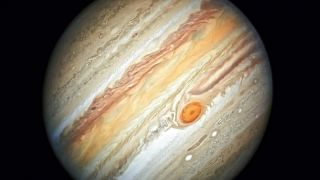 NASA'ya ait Hubble Space Teleskobundan çekilen Jüpiter görüntüsü  
