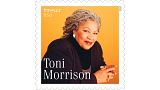 This image released by the USPS shows a forever stamp featuring Nobel laureate Toni Morrison.