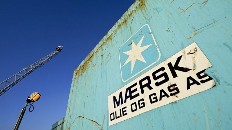  A.P. Moller-Maersk's oil rig in the North Sea named Halfdan.