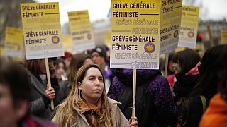 "Женский день" на протестах против пенсионной реформы