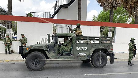 Mexican army soldiers prepare a search mission for four U.S. citizens kidnapped by gunmen at Matamoros, Mexico, Monday, March 6, 2023