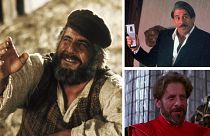 Chaim Topol was best known for his roles in Fiddler on the Roof (left), For Your Eyes Only (top right) and Flash Gordon (bottom right) - he died aged 87