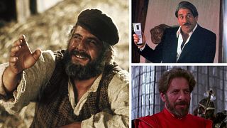 Chaim Topol was best known for his roles in Fiddler on the Roof (left), For Your Eyes Only (top right) and Flash Gordon (bottom right) - he died aged 87