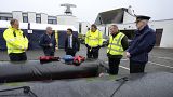 Der britische Premierminister Rishi Sunak am 7. März 22 in Dover.