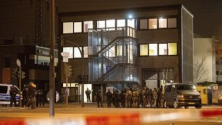 Центр "Свидетелей Иеговы" в Гамбурге, где произошла стрельба