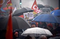 Des manifestants à Paris, le 9 mars 2023