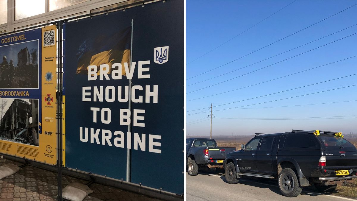 Jeeps for Peace delivers British pickup trucks and other supplies to Ukraine.