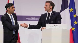 دیدار سران فرانسه و بریتانیا در پاریس