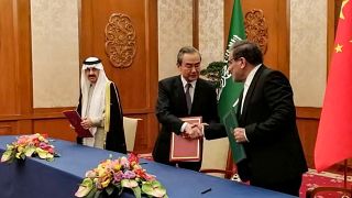 İran ve Suudi Arabistanlı üst düzey güvenlik yetkilileri, Çin'in başkenti Pekin'de anlaşmayı imzaladı