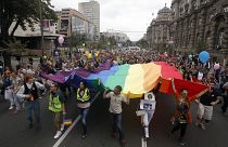 Gay Pride in Belgrad, Serbien, 2015