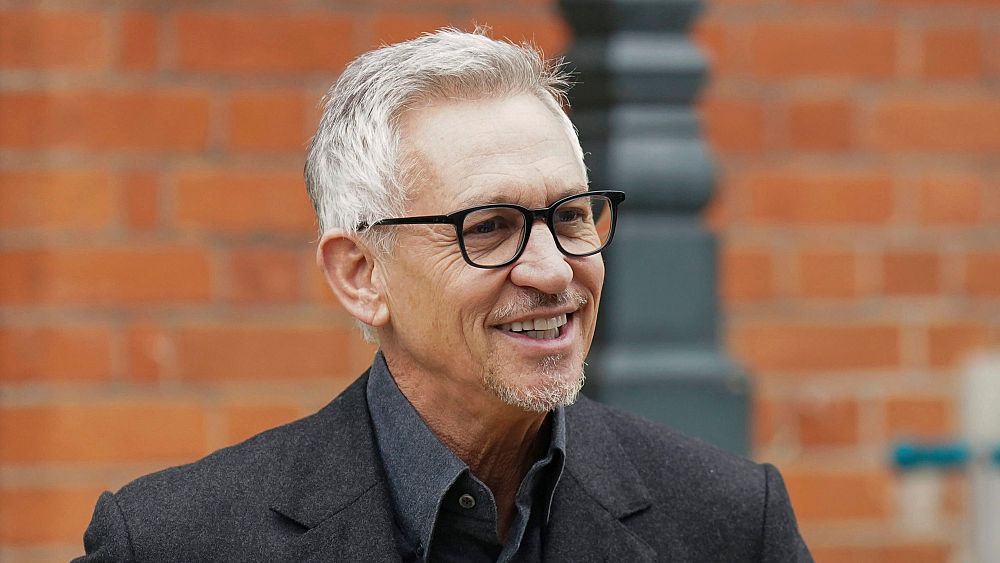 Gary Lineker criticized the British government, and the BBC removed him from the screen