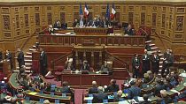 Votação da reforma das pensões no senado francês