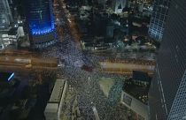 Tel Aviv'de Netanyahu hükümeti karşıtı gösteriler